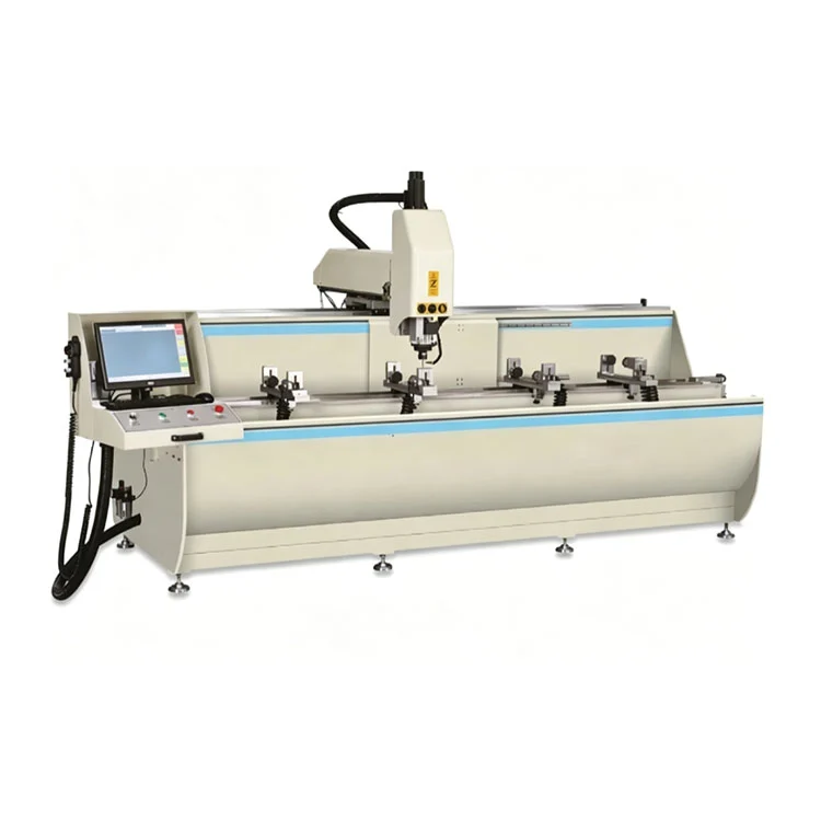 مركز تصنيع قطاعات الألومنيوم CNC ذو 3 محاور لواجهة الحائط الساتر